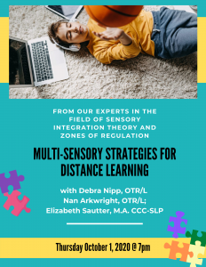 flyer - multi-sensory strategies for distance learning