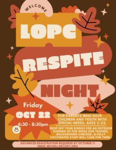 LOPC Fall Respite Night