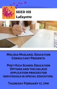 Post High School Education Options for Students with Special Needs - with Melissa Maland