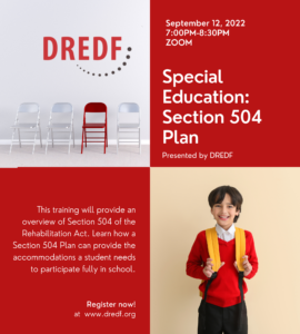 DREDF-Section 504 Plan-webinar