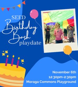 SEED Birthday Bash Playdate Nov 2022