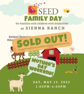 SEED Family Day at Sienna Ranch 2023 - Sold Out! Get onto the waitlist by emailing seedlaf@seedlafayette.org