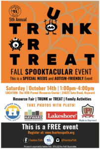 Trunk or Treat Fall Spooktacular Event, October 14, 2023