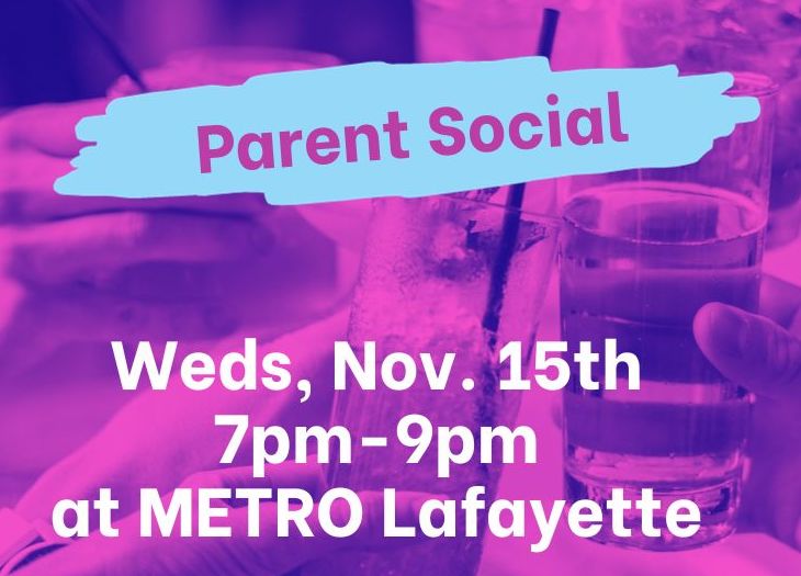 high school parent social at metro - nov 15, 2023